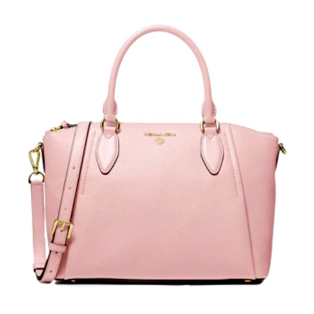 Michael Kors Small Leather Sienna Messenger Bag in Smokey Rose “Brand New”